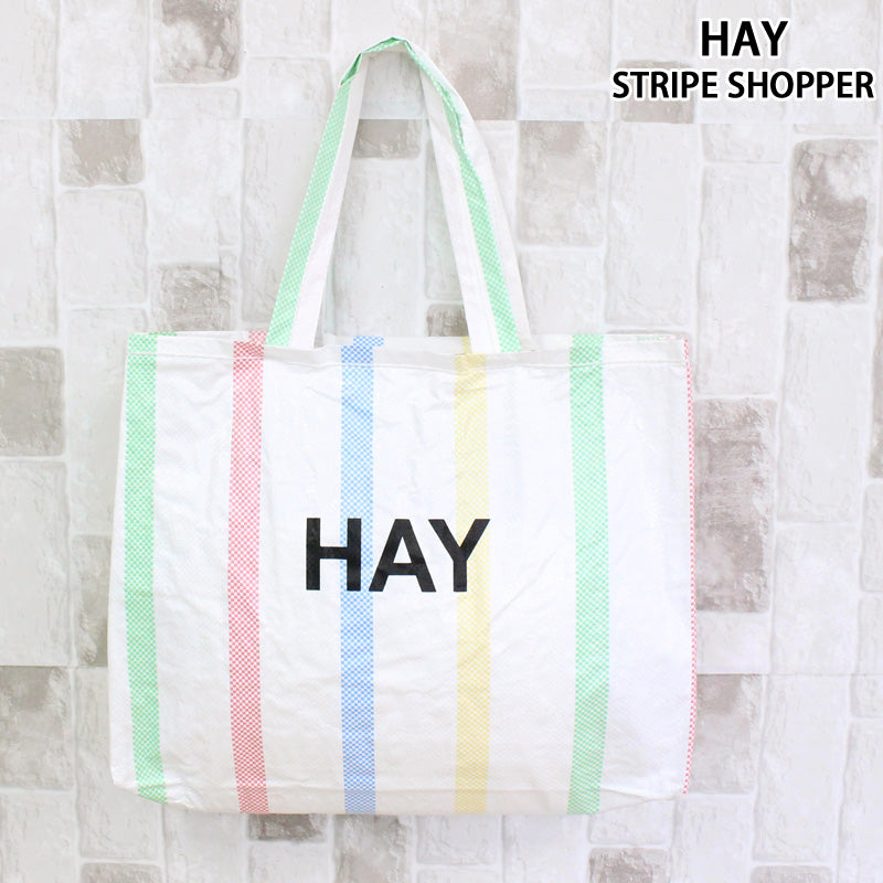 HAY ヘイ キャンディストライプショッパー トートバッグ M HAY CANDY STRIPE SHOPPER Medium