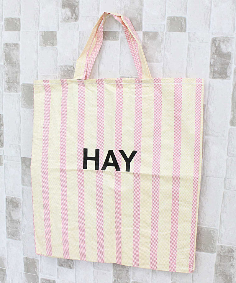 楽天市場】HAY エコバッグ ヘイ CANDY STRIPE SHOPPER M トート