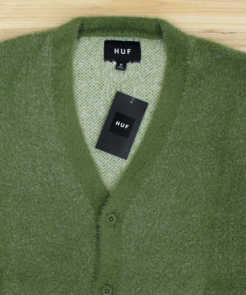 HUF ハフ ウルサモヘアカーディガン URSA MOHAIR CARDIGAN – TopIsm