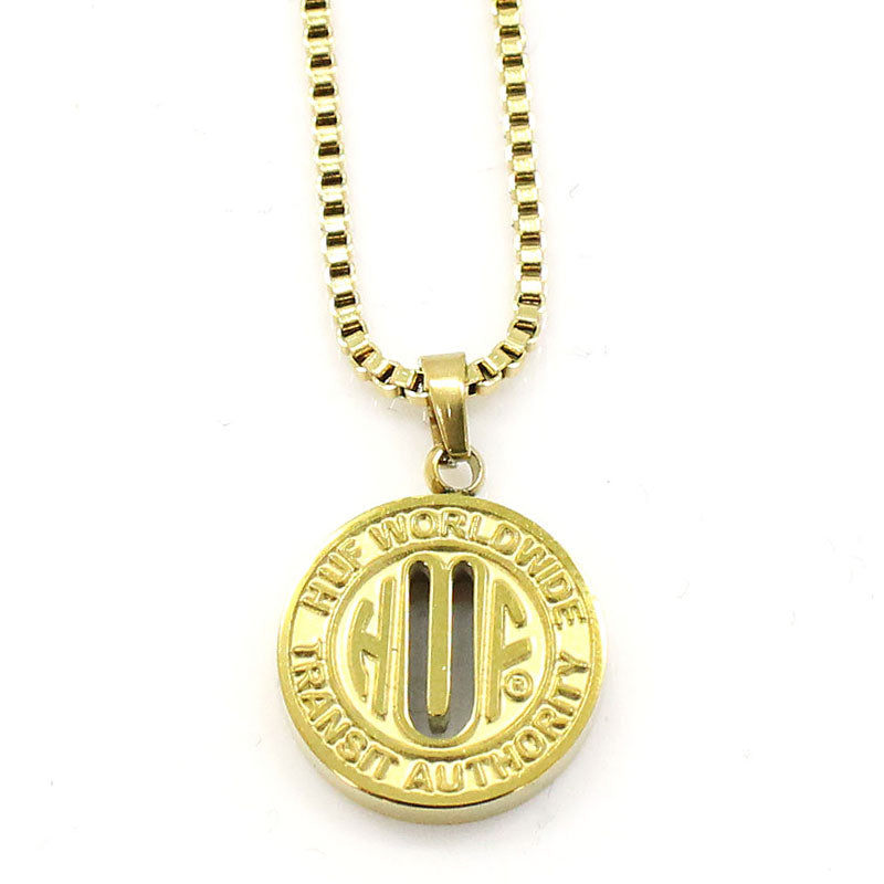 HUF ハフ トークン ペンダント TOKEN PENDANT AC01113 ゴールド
