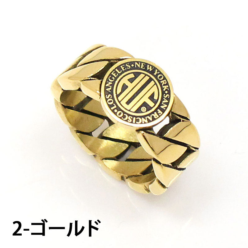 HUF ハフ リージョナルキューバリンクリング 指輪 REGIONAL CUBAN LINK