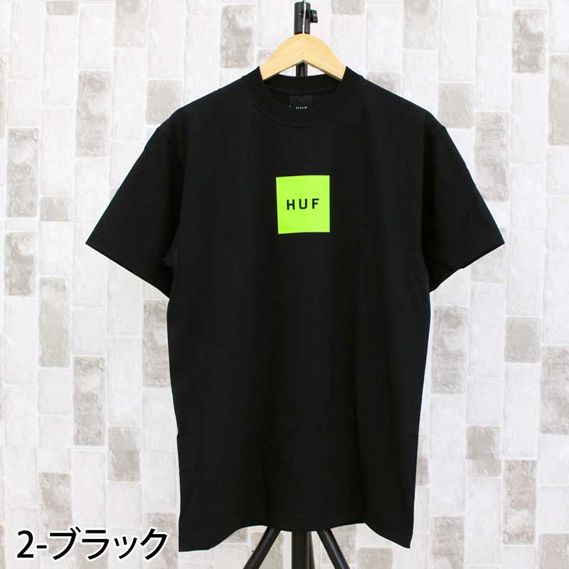 トップス HUF SET 2 PACK TEES black M HUF ハフ セットボックスクルーネックTシャツ HUF Set Box S/S