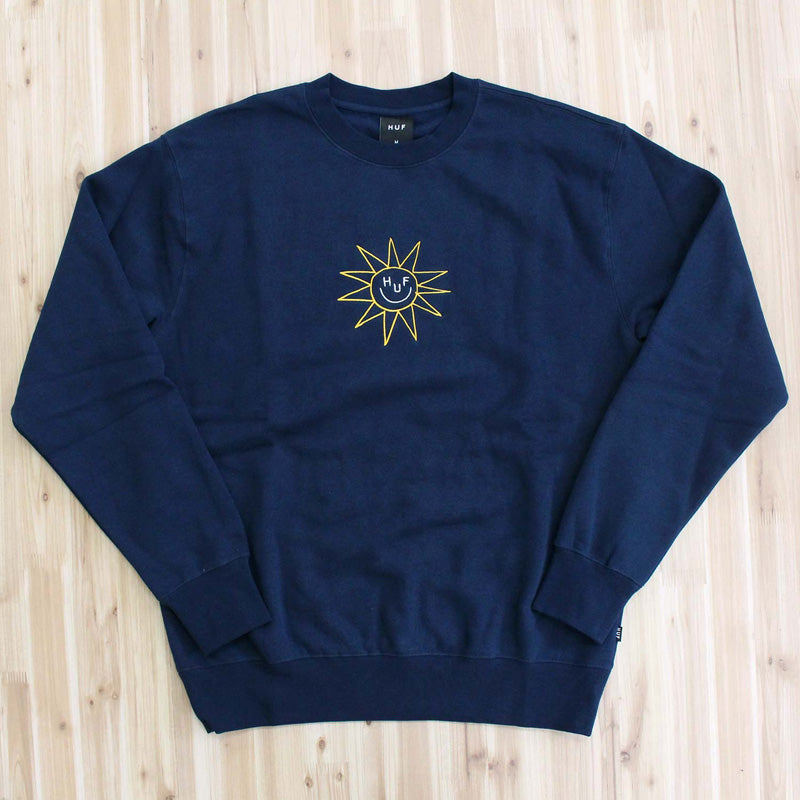 HUF ハフ サン ガイ 刺繍 クルーネック スウェットシャツ – TopIsm