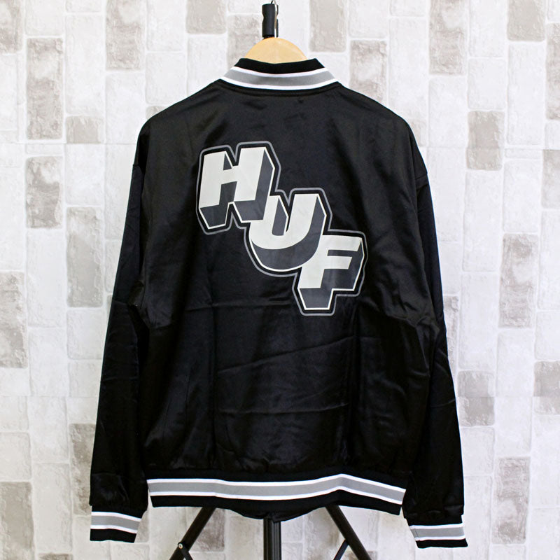 HUF ハフ ギャラクティック スタック ベースボール ジャケット HUF ハフ ギャラクティック スタック ベースボール ジャケット