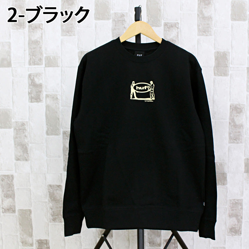 HUF - 【人気モデル】HUF/ハーフジップ XLサイズ ワンポイントロゴの