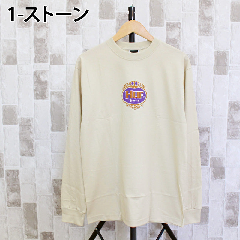 ★国内在庫/即発可*HUF*SPECTRUMロゴプリント長袖Tシャツ★ Amazon | [ハフ] グラフィックプリント 長袖プリントTシャツ