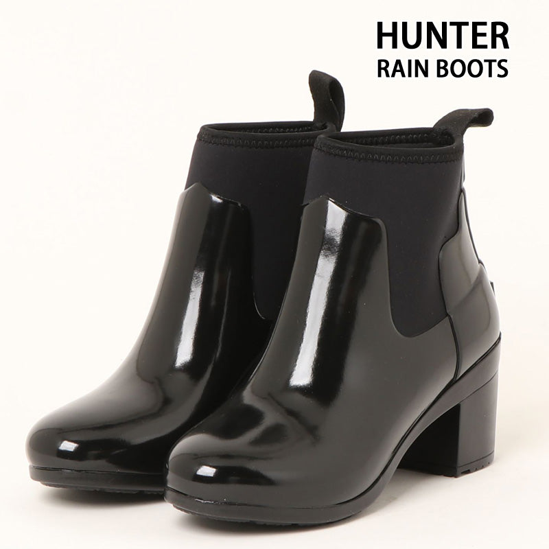 【noel】リファインドミッドヒールグロス / HUNTER HUNTER ハンター リファインド ミッド ヒール グロス レインブーツ