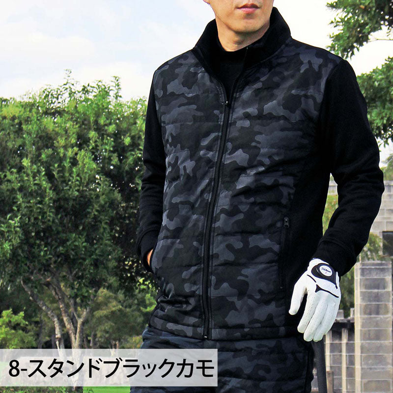 ゴルフジャケット メンズ ダウンジャケット ゴルフウェア 暖か裏