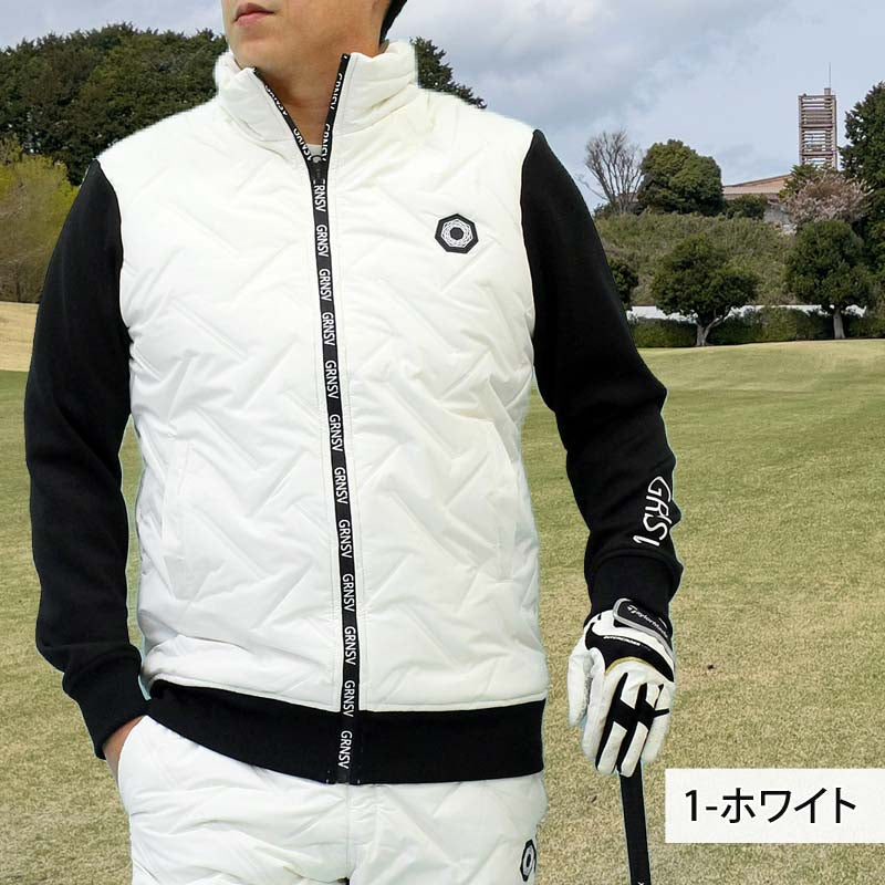 ポロラルフローレン】ロゴマーク×裏起毛素材 長袖ゴルフ中綿ブルゾン