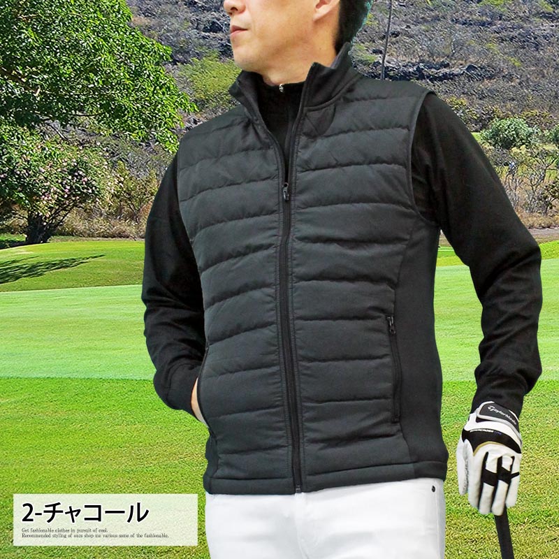マルボン ゴルフ メンズ ダウンベスト ゴルフウェア ベスト秋冬 マルボン ゴルフ メンズ ダウンベスト ゴルフウェア ベスト秋冬 ダウン