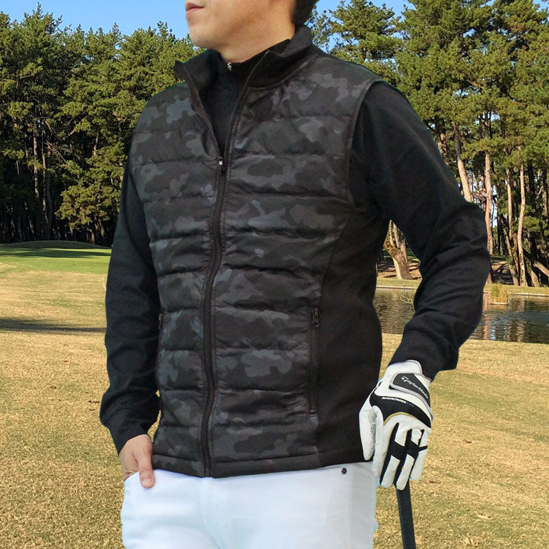 ゴルフ ダウンベスト メンズ ゴルフウェア ジャケット アウター