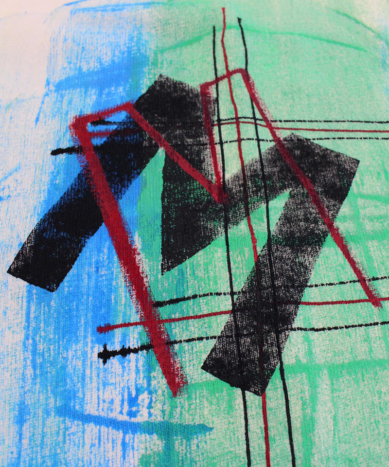 KOREA selection コリアセレクション ペイントデザイン クルーネック