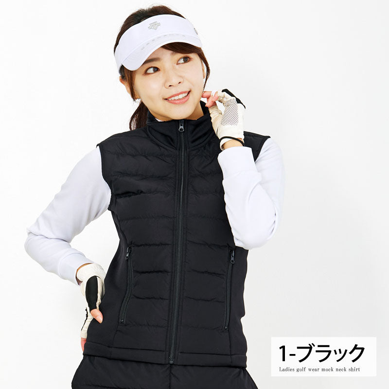 ゴルフウェア 購入 レディース ダウン上下セットアップ ダウン