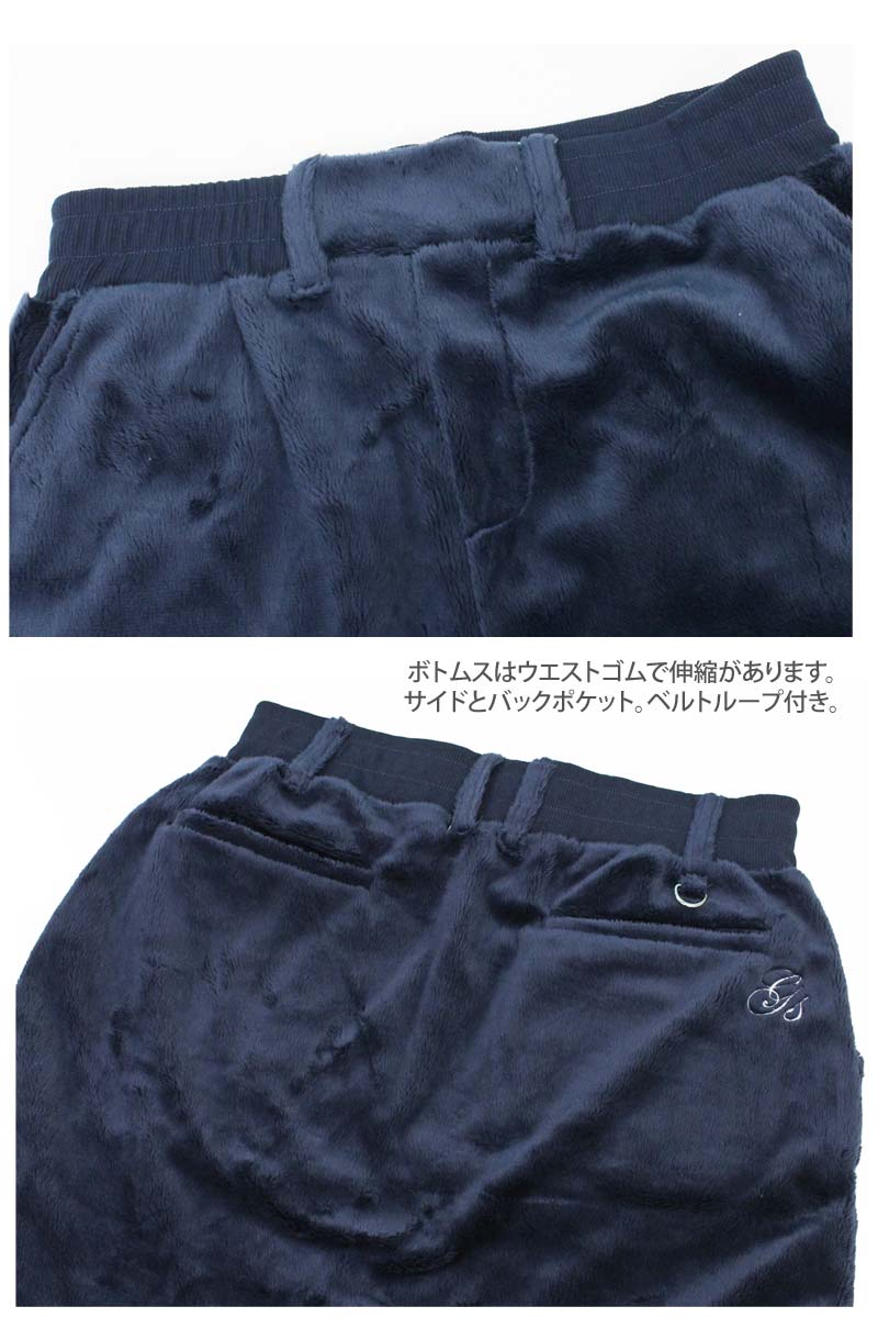 gs GOLF ゴルフウェア レディース 上下セットアップ スウェット