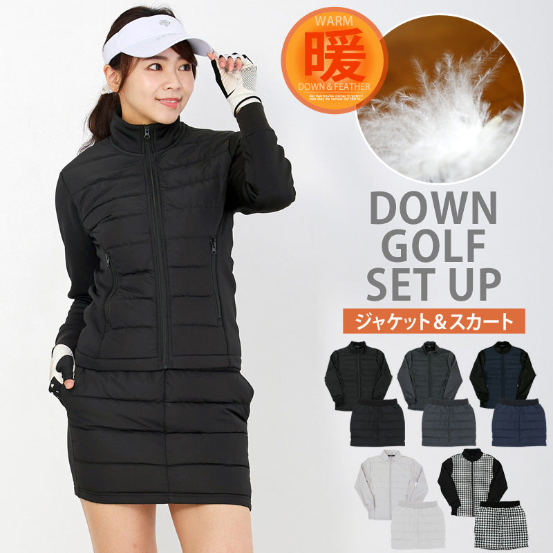 gs GOLF ゴルフウェア レディース 上下セットアップ スウェット