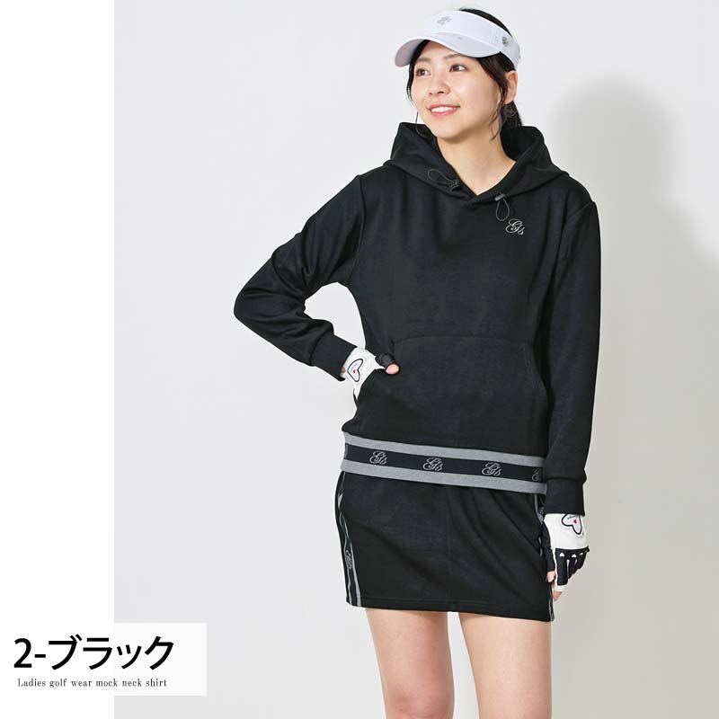 gs GOLF ゴルフウェア レディース 上下セットアップ スウェット