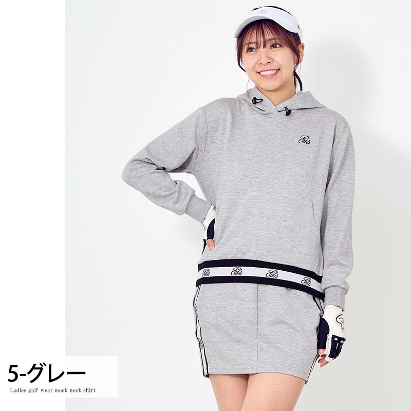 gs GOLF ゴルフウェア レディース 上下セットアップ スウェット