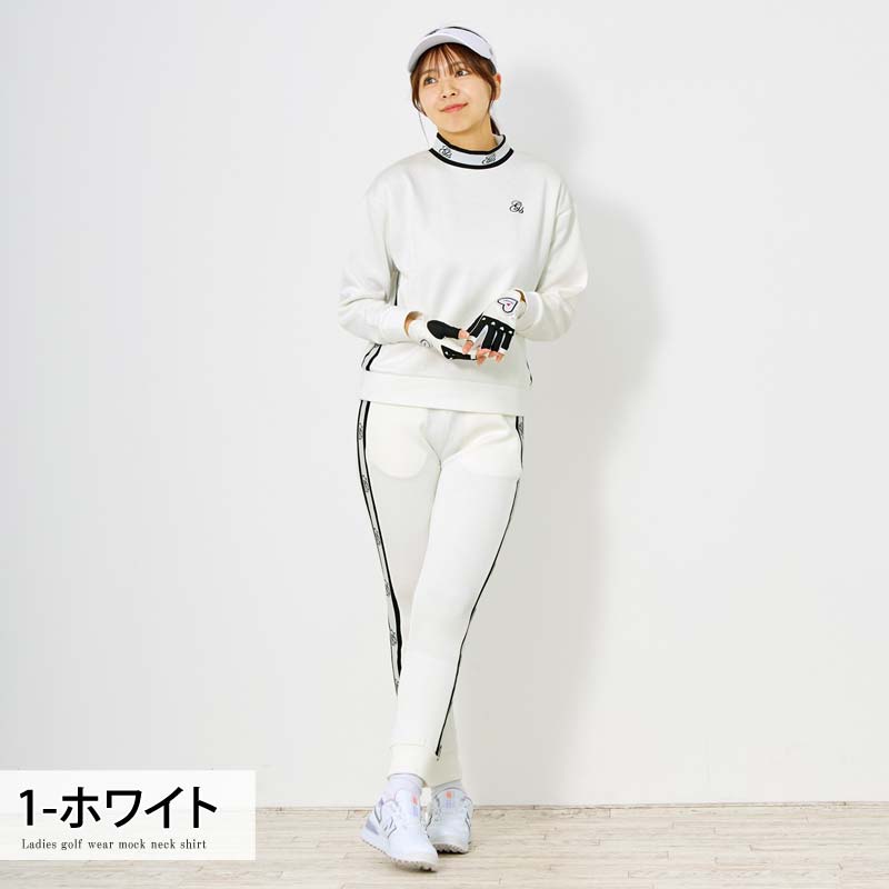 gs GOLF ゴルフウェア レディース 上下セットアップ スウェット