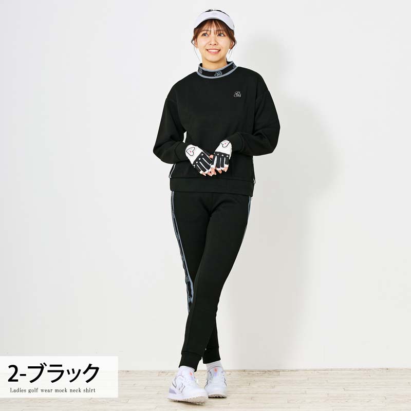 gs GOLF ゴルフウェア レディース 上下セットアップ スウェット