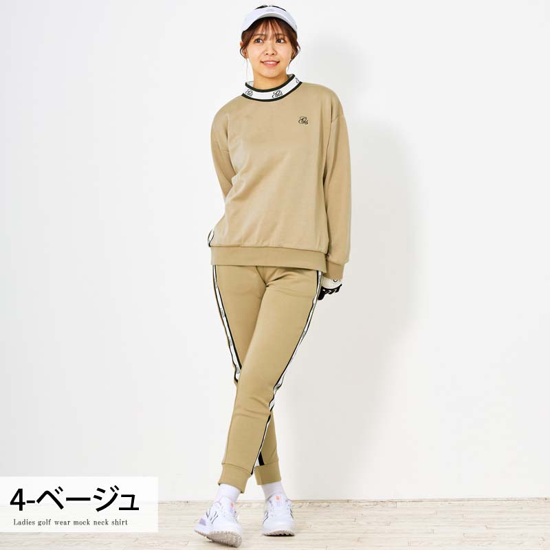 gs GOLF ゴルフウェア レディース 上下セットアップ スウェット