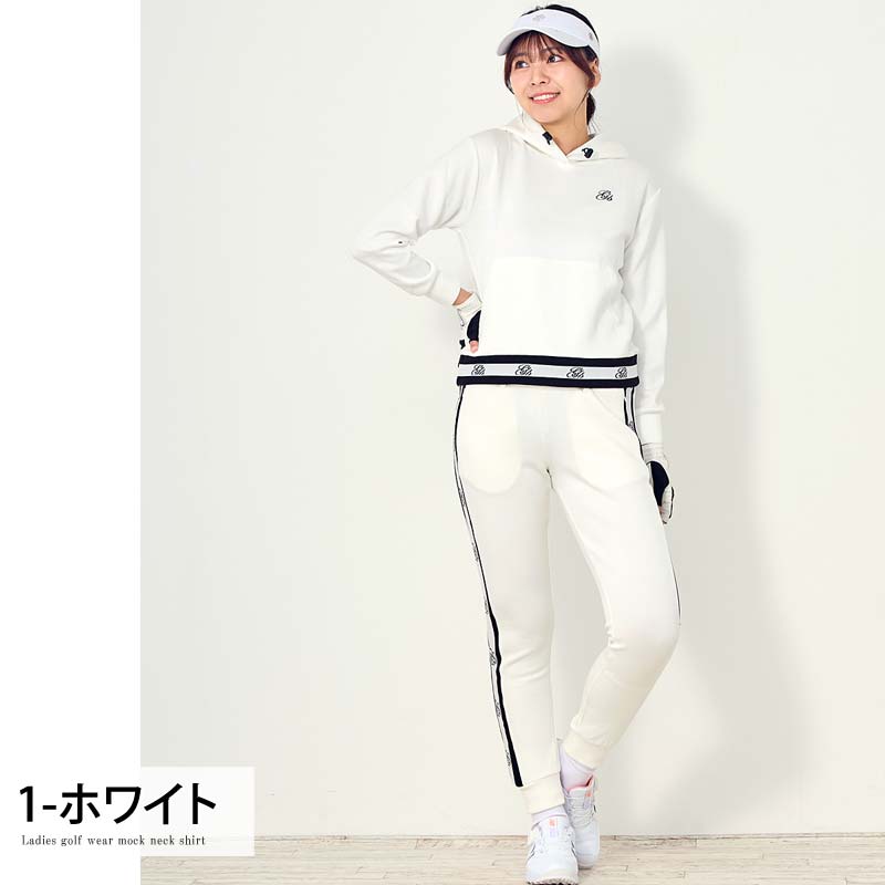 gs GOLF ゴルフウェア レディース 上下セットアップ スウェット