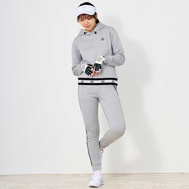 gs GOLF ゴルフウェア レディース 上下セットアップ スウェット