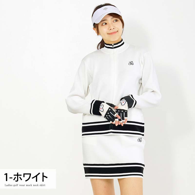 gs GOLF ゴルフウェア レディース 上下セットアップ スウェット
