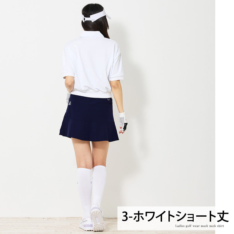 ジーフォア ゴルフ レディース 半袖 トップス ショートパンツ