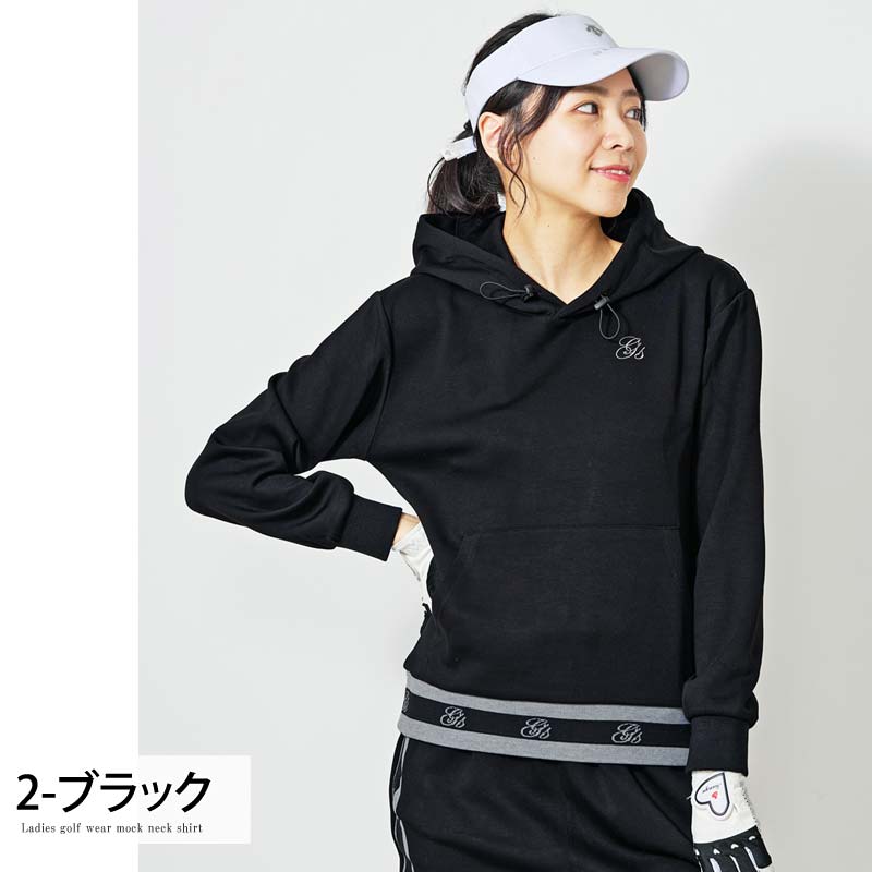 gs GOLF ゴルフウェア レディース フーディーパーカー