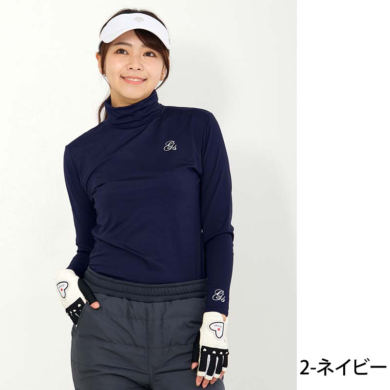 ゴルフウェア レディース タートルネック インナーシャツ ゴルフウェア レディース タートルネック インナーシャツ