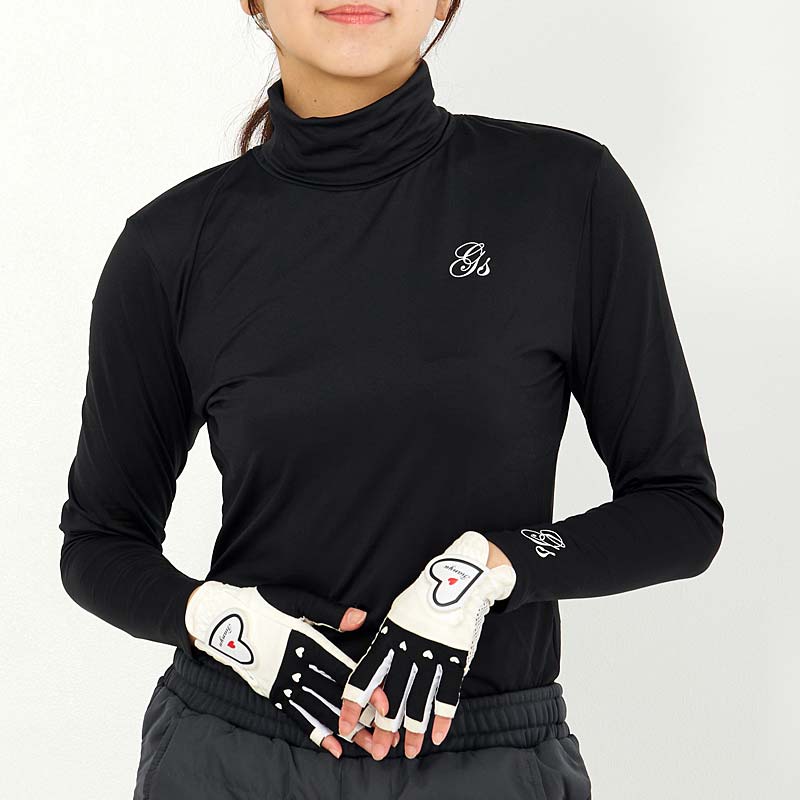 ゴルフウェア レディース タートルネック インナーシャツ アンダー