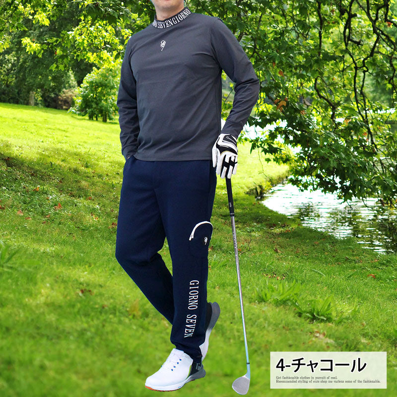 GIORNO SEVEN ジョルノセブン モックネック ゴルフウェア メンズ