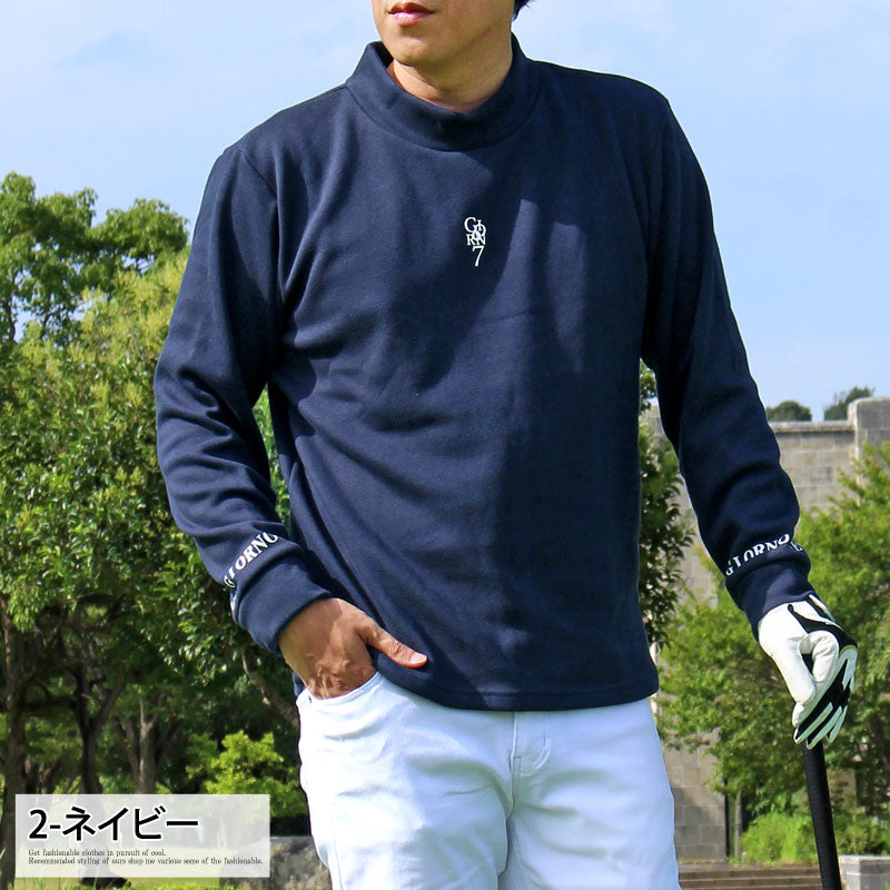 GIORNO SEVEN ジョルノセブン ゴルフトレーナー シャギーボアフリース