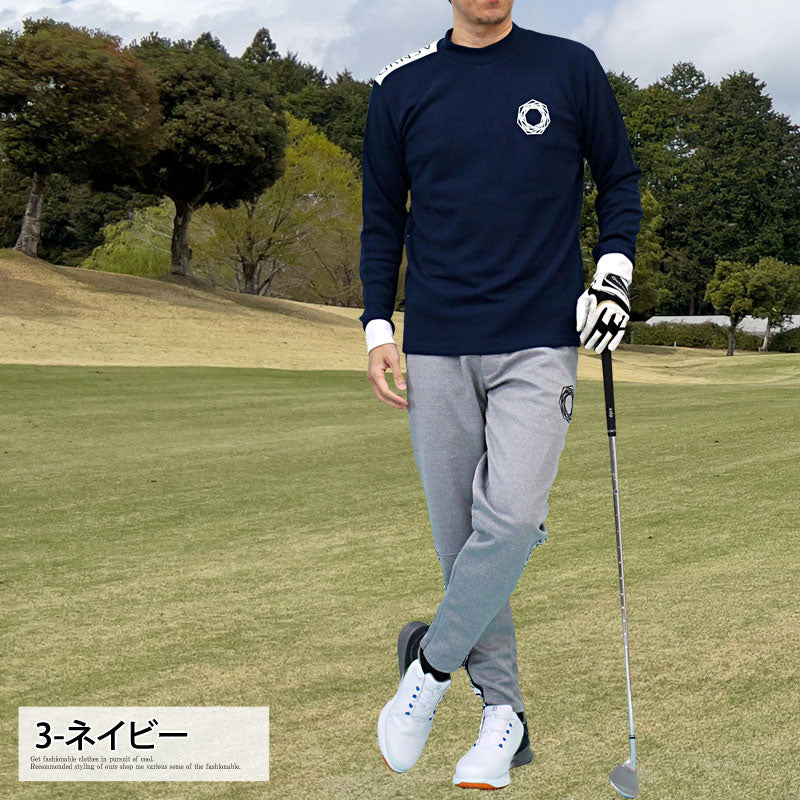 SY32 GOLF 現行モデル　モックネック　ハイネック　シャツ　メンズ　ゴルフ SY32 GOLF 現行モデル モックネック ハイネック シャツ メンズ