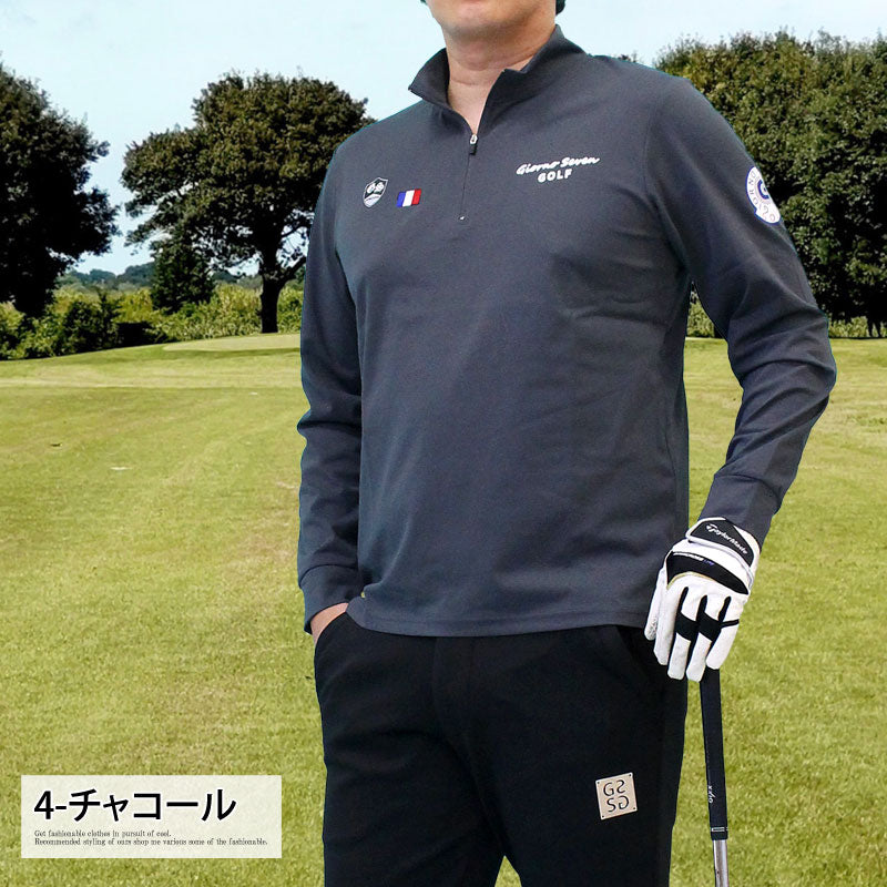 JWO メンズゴルフウェア　ポロシャツ GIORNO SEVEN ジョルノセブン ゴルフウェア メンズ モックネック