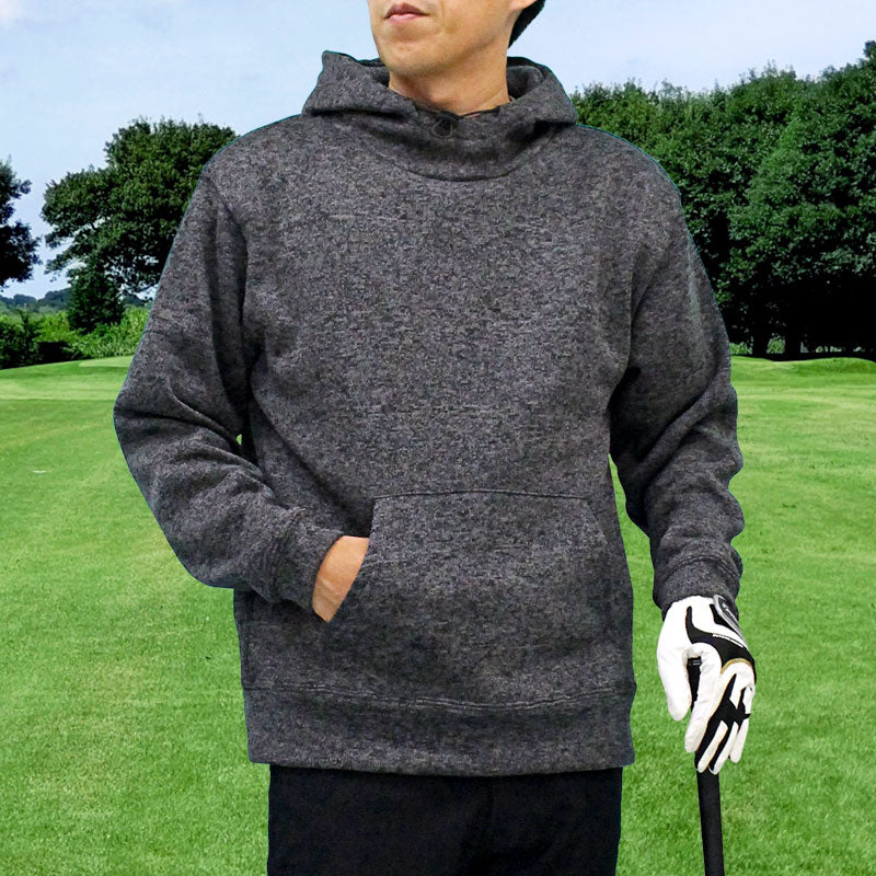 ゴルフ ハーフジップトレーナー メンズ ゴルフウェア 暖かい 裏起毛