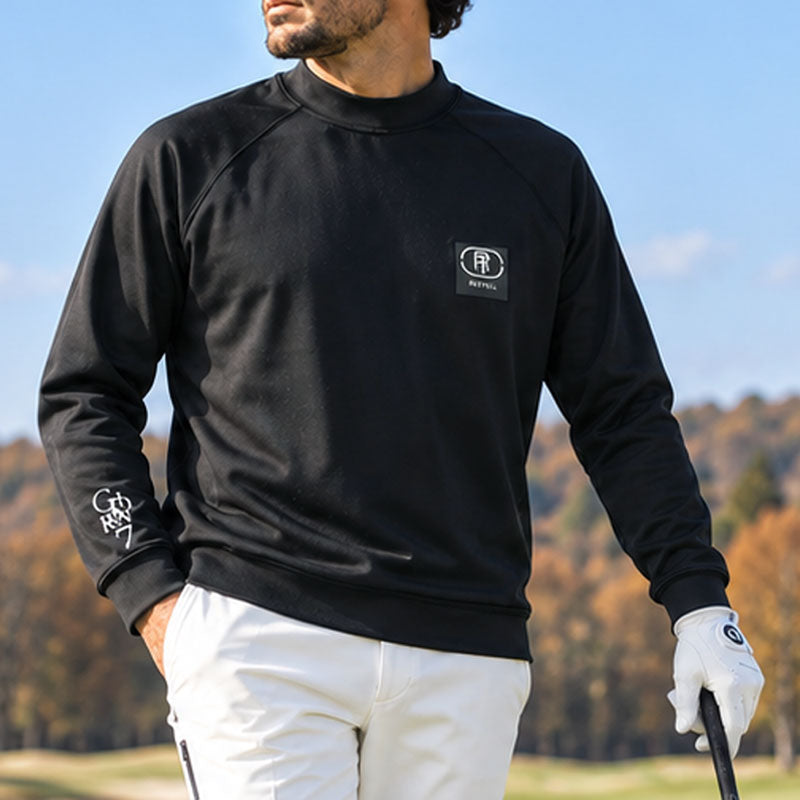 新品☆G /FORE ゴルフウェアジップアップベスト定価255ドル GIORNO SEVEN ジョルノセブン ゴルフウェア メンズ モックネックシャツ