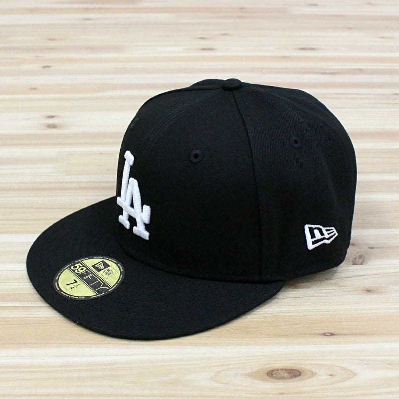 New Era ブラック ベースボールキャップ N°21刺繍 NEW ERA ニューエラ キャップ LEAGUE ESSENTIAL 59FIFTY 帽子 ベース