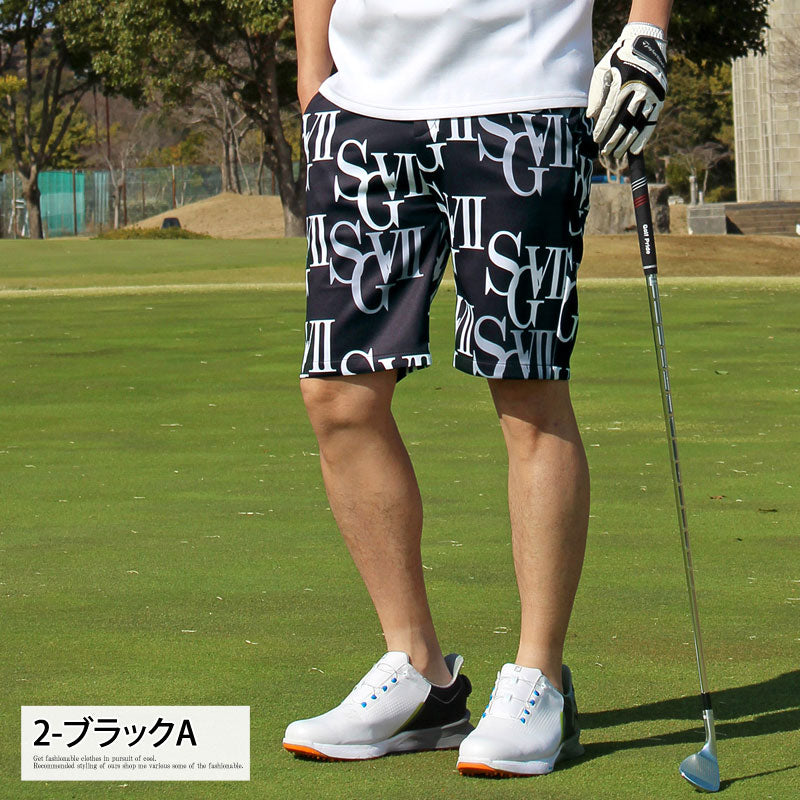 GIORNO SEVEN ジョルノセブン ハーフパンツ ショートパンツ 総柄