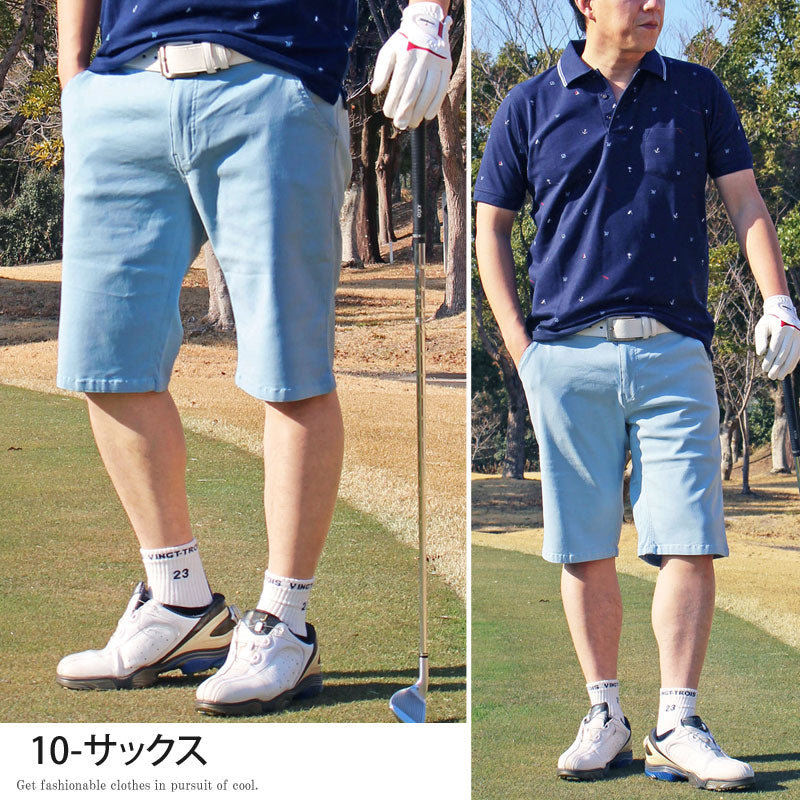 ゴルフウェア メンズ ゴルフパンツ ショートパンツ ハーフパンツ