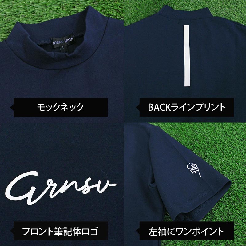 GIORNO SEVEN ジョルノセブン モックネックシャツ ゴルフウェア
