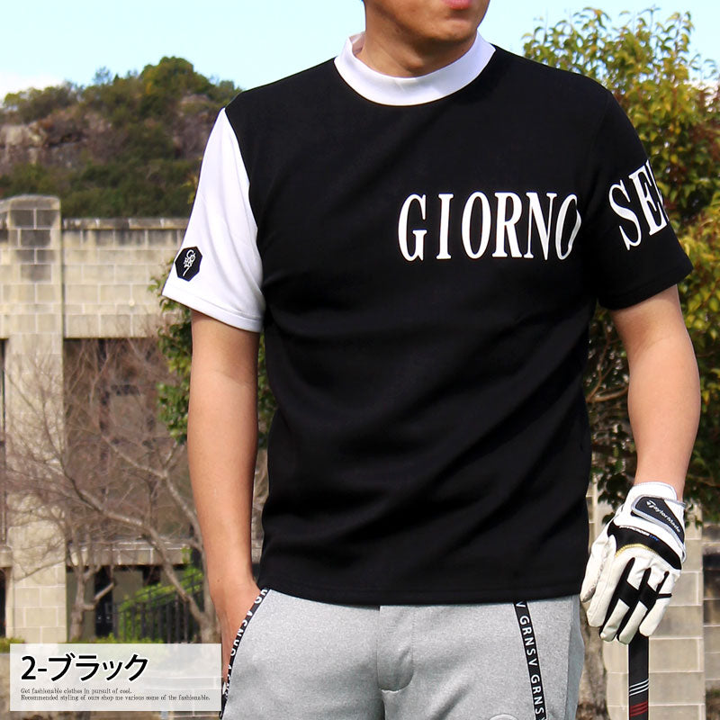 GIORNO SEVEN ジョルノセブン ゴルフウェア 接触冷感 モック