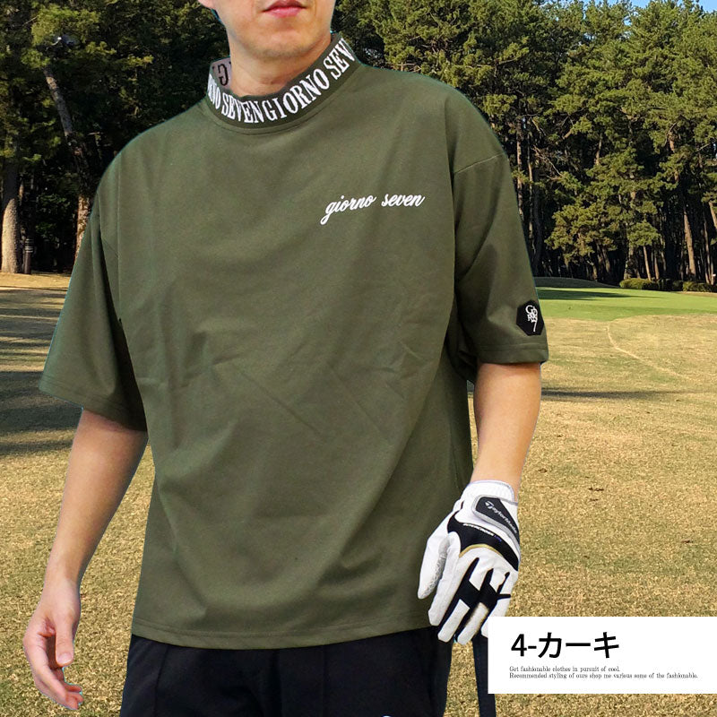 GIORNO SEVEN ジョルノセブン ゴルフウェア モックネックシャツ メンズ