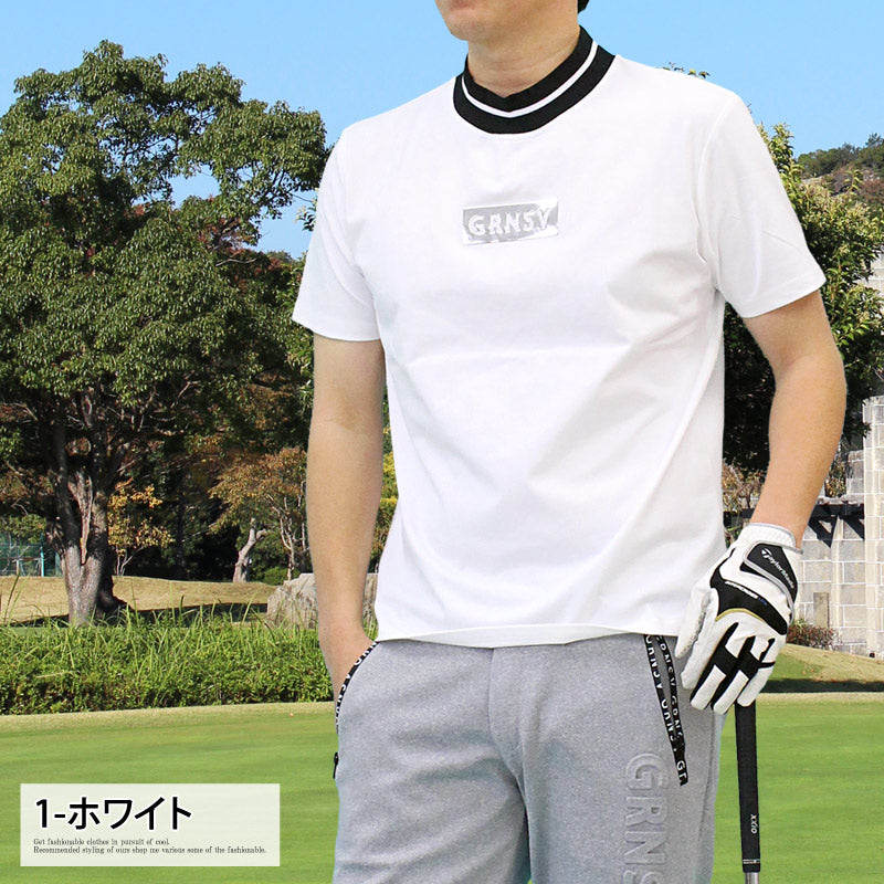 GIORNO SEVEN ジョルノセブン ゴルフウェア モックネックシャツ メンズ