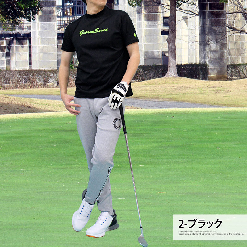 GIORNO SEVEN ジョルノセブン ゴルフウェア モックネックシャツ メンズ