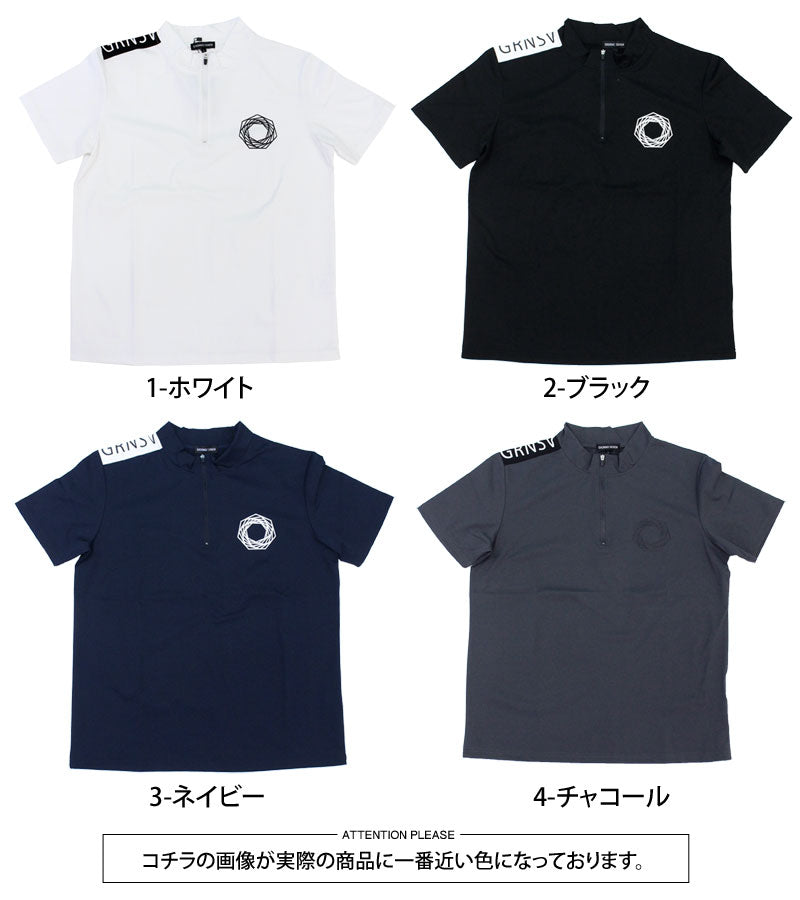 CPG GOLF ハイネックポロシャツ