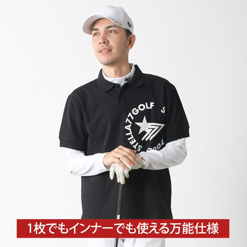 STELLA77GOLF ゴルフウェア モックネックシャツ アンダーウェア