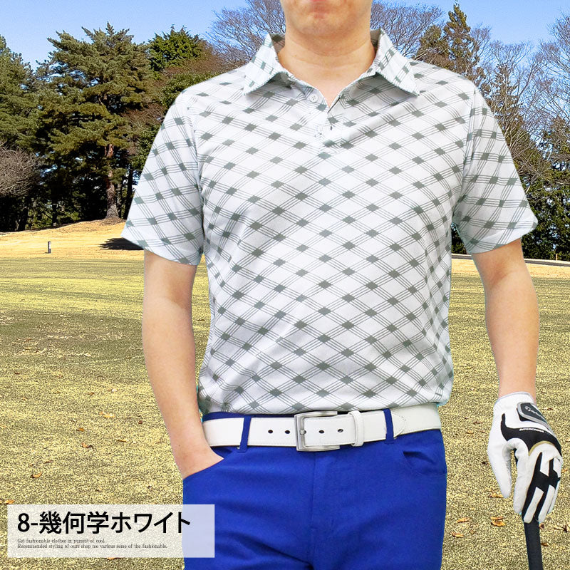 ポロシャツ メンズ ゴルフウェア 速乾 ドライメッシュ