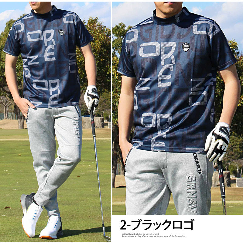 ゼロハリバートン ゴルフ モックネックシャツ 半袖 M 白 ゴルフウェア シャツ 半袖 モックネックシャツ ゼロハリバートン