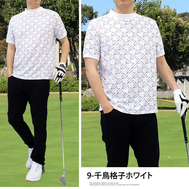 MAGGIA GOLF マッジア　モックネック　ハイネック　ゴルフ　半袖シャツ MAGGIA GOLF マッジア モックネック ハイネック ゴルフ 半袖
